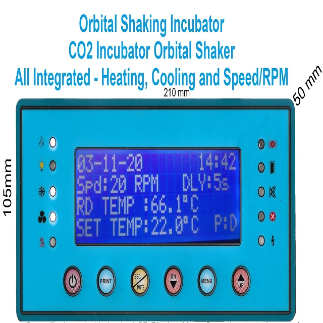  Orbital Shaking Incubator , CO2 Incubator Orbital Shaker, :  All Integrated - Heating, Cooling and Speed/RPM